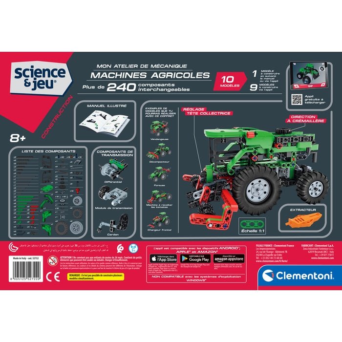 Clementoni – Mon Atelier de Mécanique – Machines Agricoles
