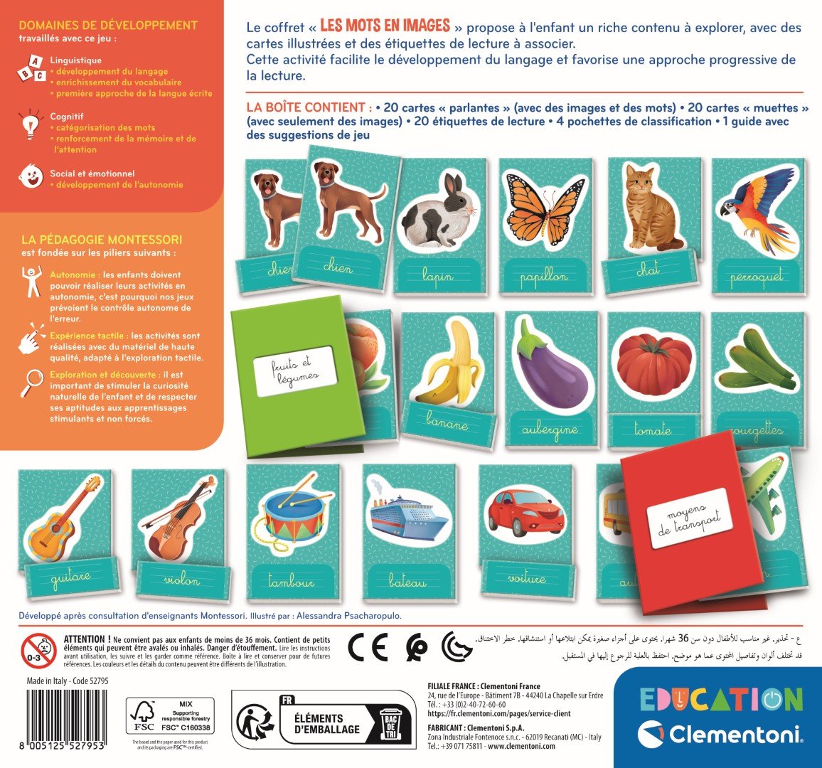 Montessori – Les mots en images