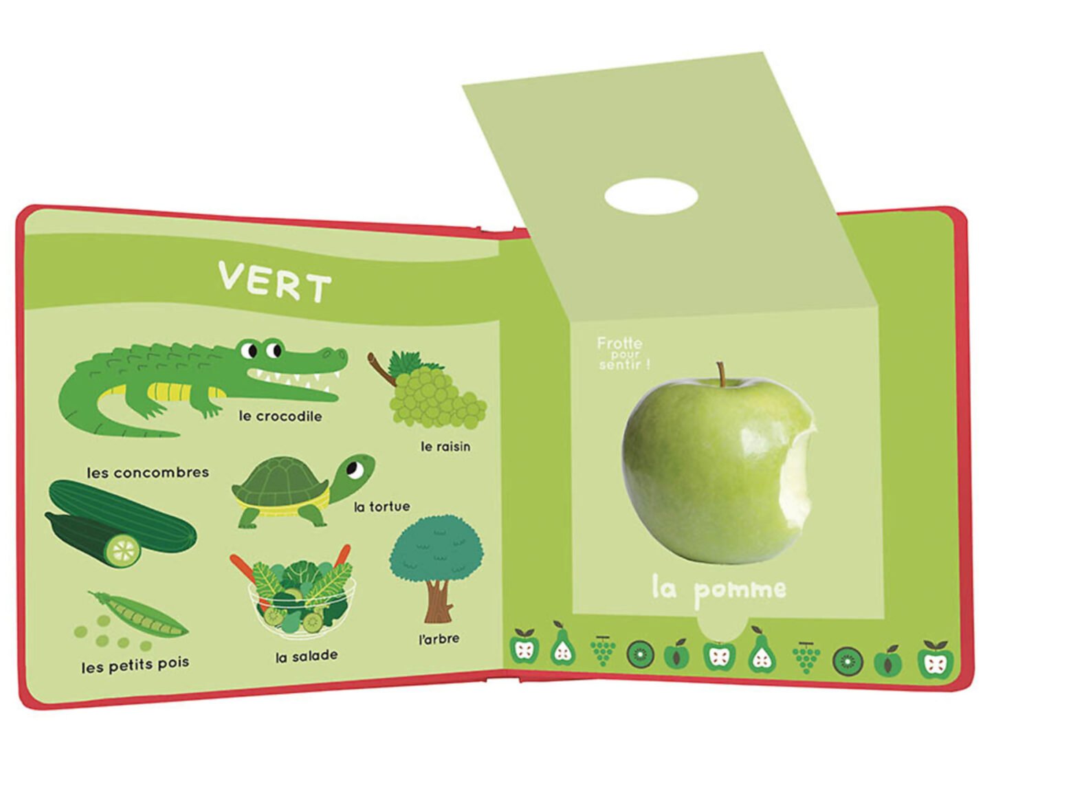 Mon livre des odeurs et des couleurs – Les fruits