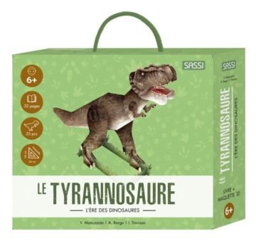 3D dinosaures : le T-rex - Livre et maquette L'ère des dinosaures