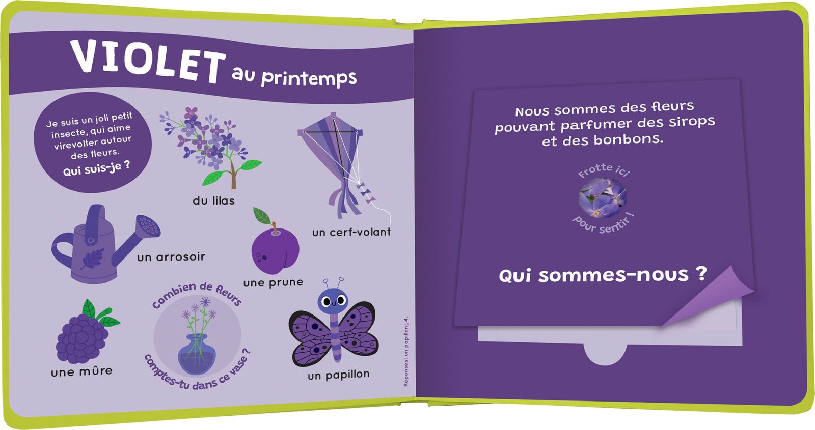 Mon livre des odeurs et des couleurs – Les saisons