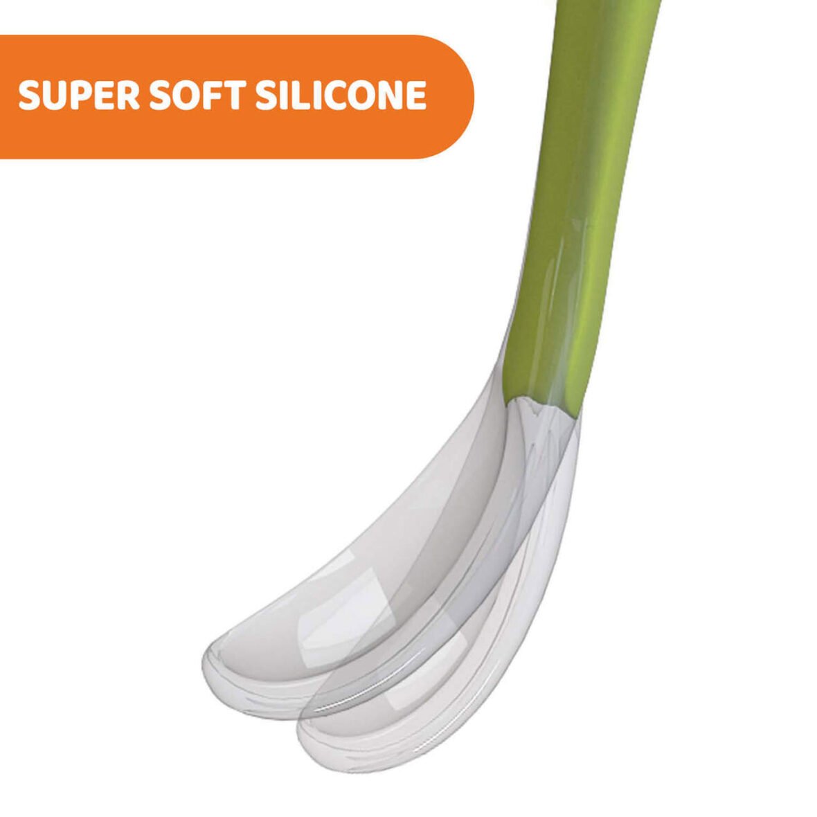 Chicco Cuillère Souple Silicone 6M+