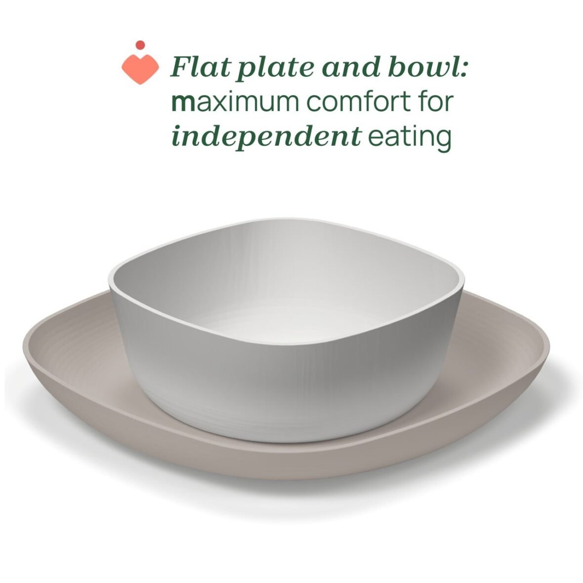 Chicco Ensemble d’assiettes 12m+ (bol + assiette)