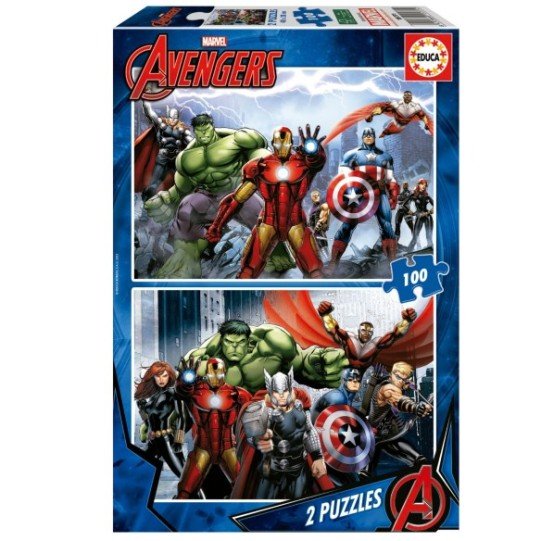 Educa – Puzzle 2×100 pieces Avengers (Ref. 15771)