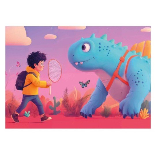 Educa Puzzle Progressif 4 en 1 Simpáticos Dinos 20+40+60+80 pièces