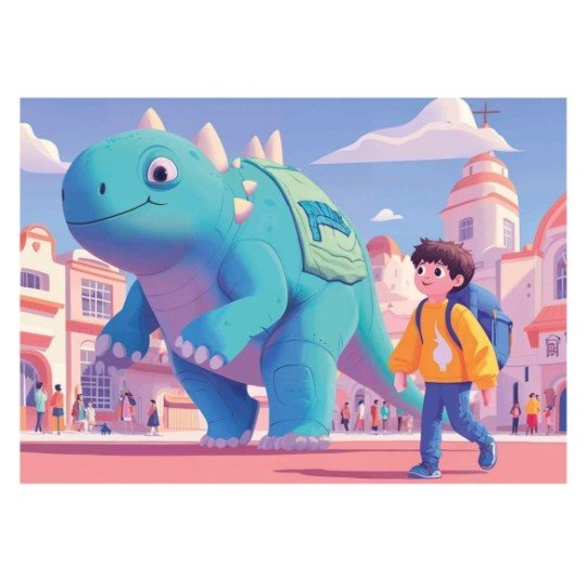 Educa Puzzle Progressif 4 en 1 Simpáticos Dinos 20+40+60+80 pièces