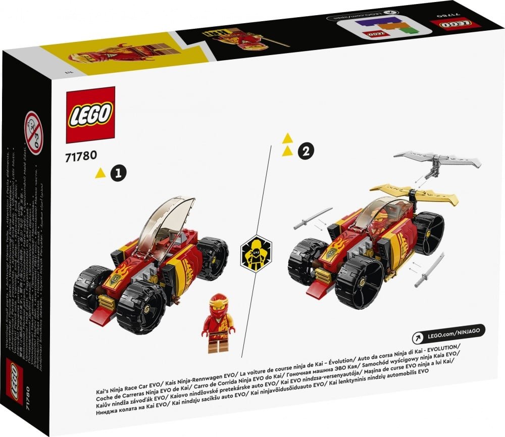 LEGO NINJAGO 71780 – La voiture de course ninja de Kai – Évolution
