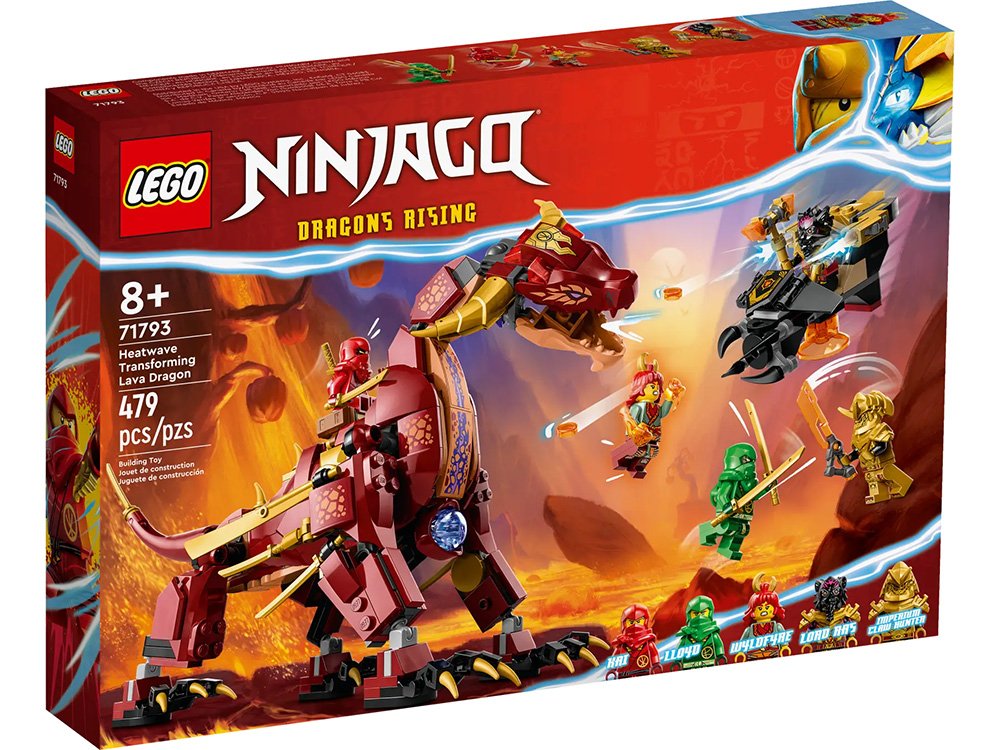 LEGO NINJAGO 71793 – Le Dragon de Lave Transformable de Heatwave
