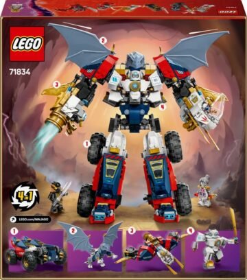 LEGO Ninjago 71834 Le robot ultra combo de Zane