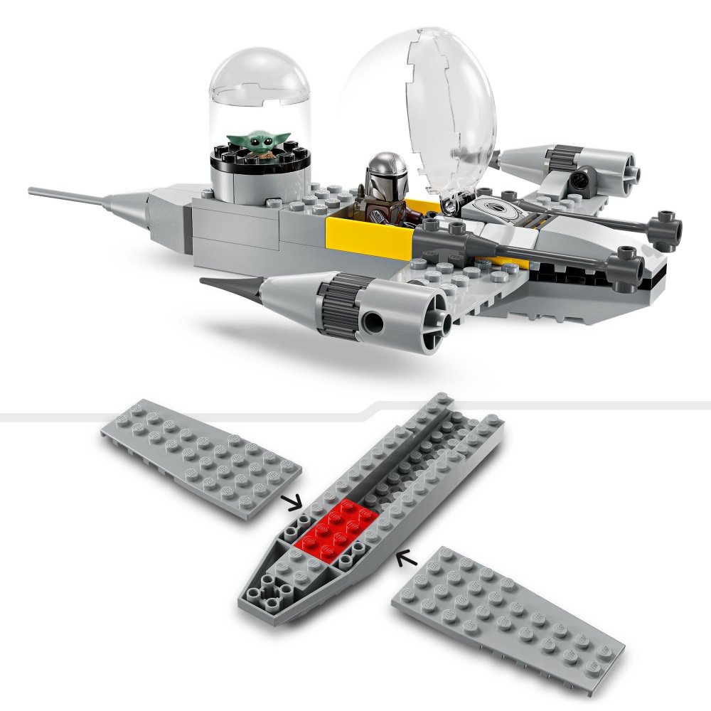 LEGO Star Wars 75410 – Le chasseur N-1 de Mando et Grogu