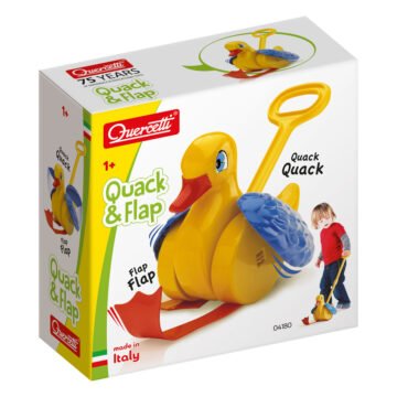Quercetti Quack & Flap - Push Duck