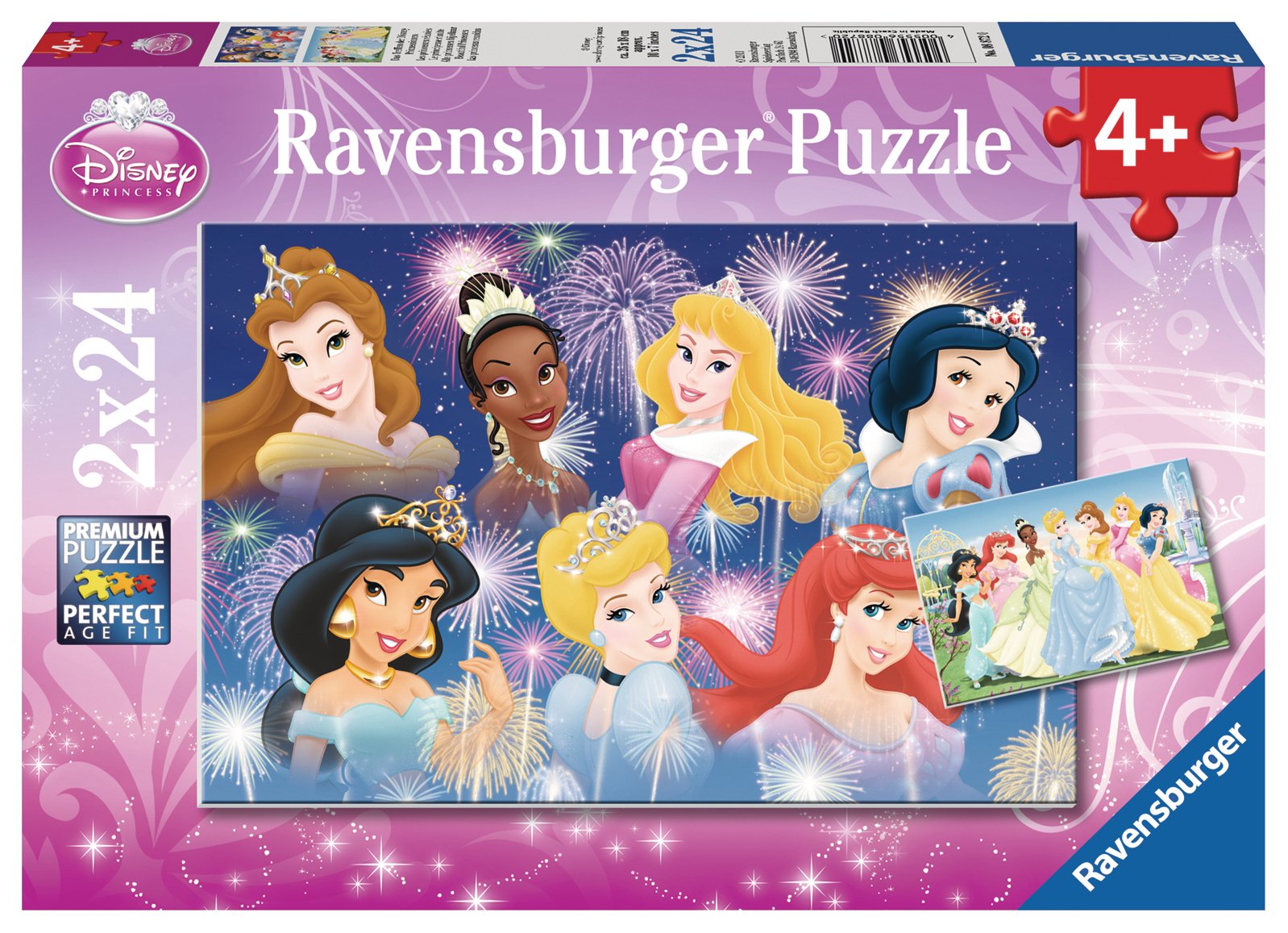 Puzzles 2 x 24 pièces – Les Princesses réunies / Disney Princesses – Ravensburger