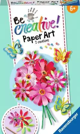 Ravensburger Be Creative Paper Art – Fleurs & Papillons
