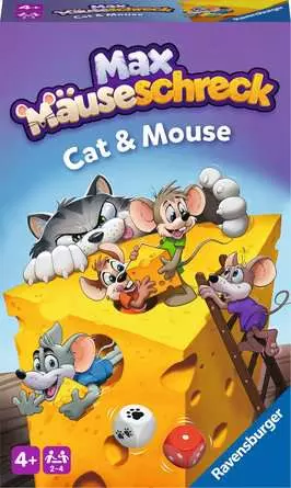 Ravensburger Max Mäuseschreck - Jeu compact chat et souris
