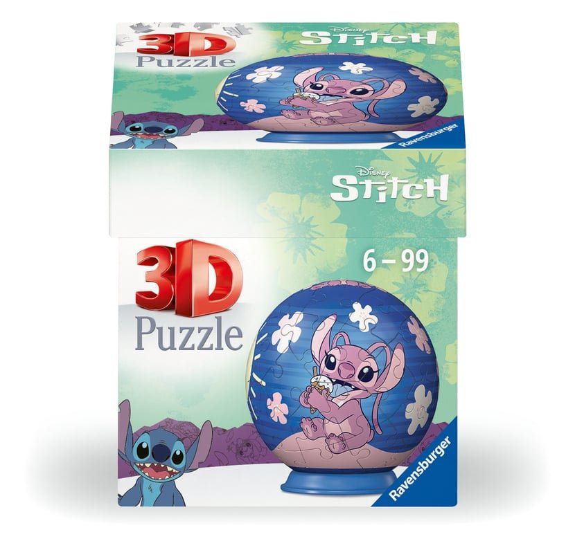 Puzzle 3D Ball 54 pièces – Lilo et Stitch – Ravensburger