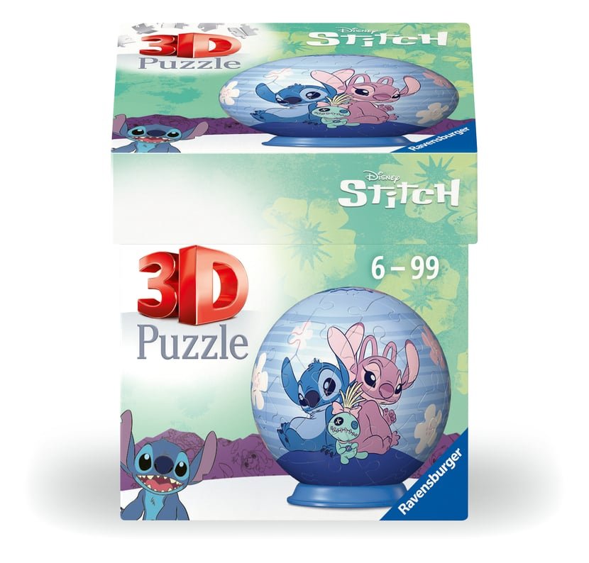 Puzzle 3D Ball 54 pièces – Lilo et Stitch – Ravensburger