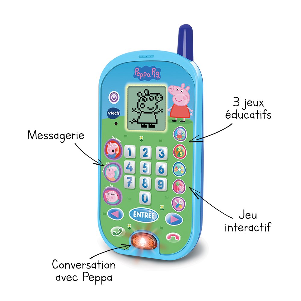VTech – Peppa Pig – Le smartphone éducatif
