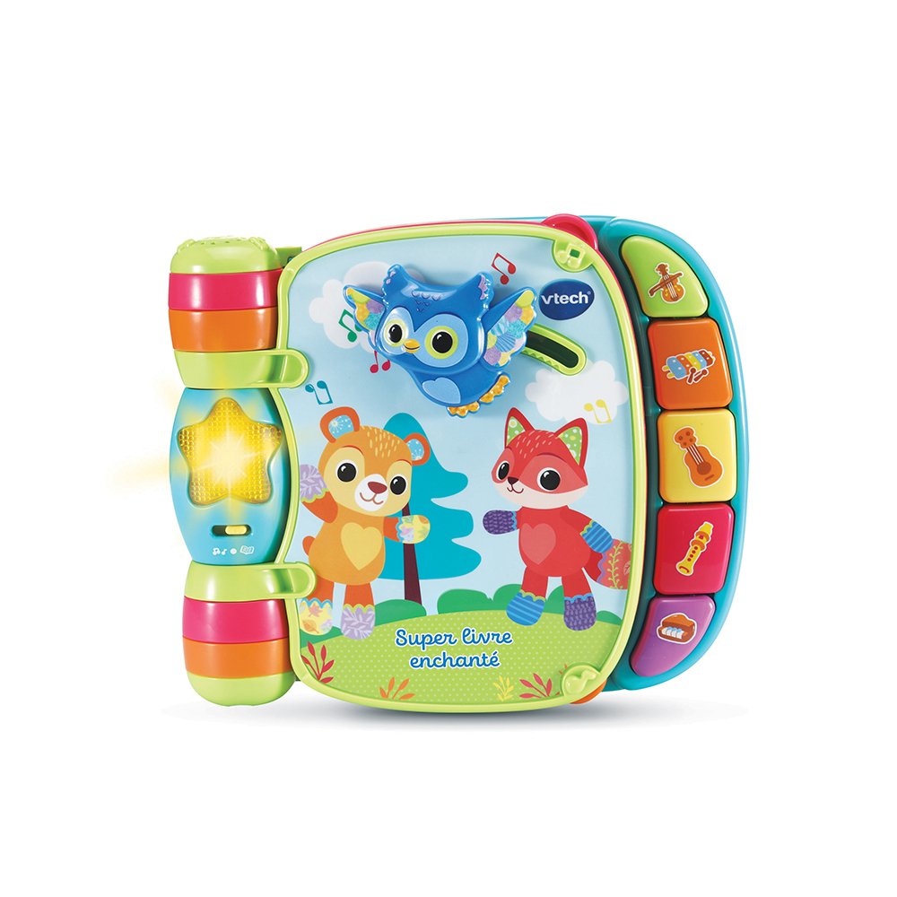 VTech Baby – Super Livre Enchanté des Baby Loulous Bleu