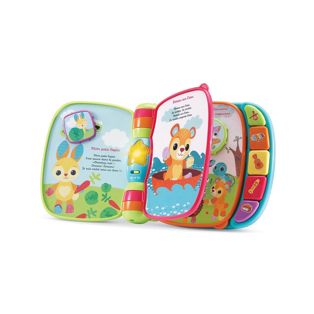 VTech Baby – Super Livre Enchanté des Baby Loulous Bleu