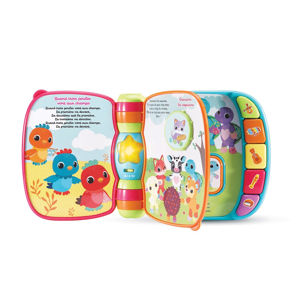 VTech Baby – Super Livre Enchanté des Baby Loulous Bleu