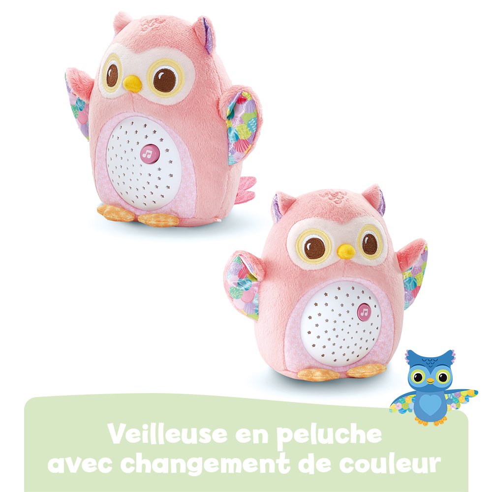 Ma veilleuse Lumi Chouette rose – VTech Baby