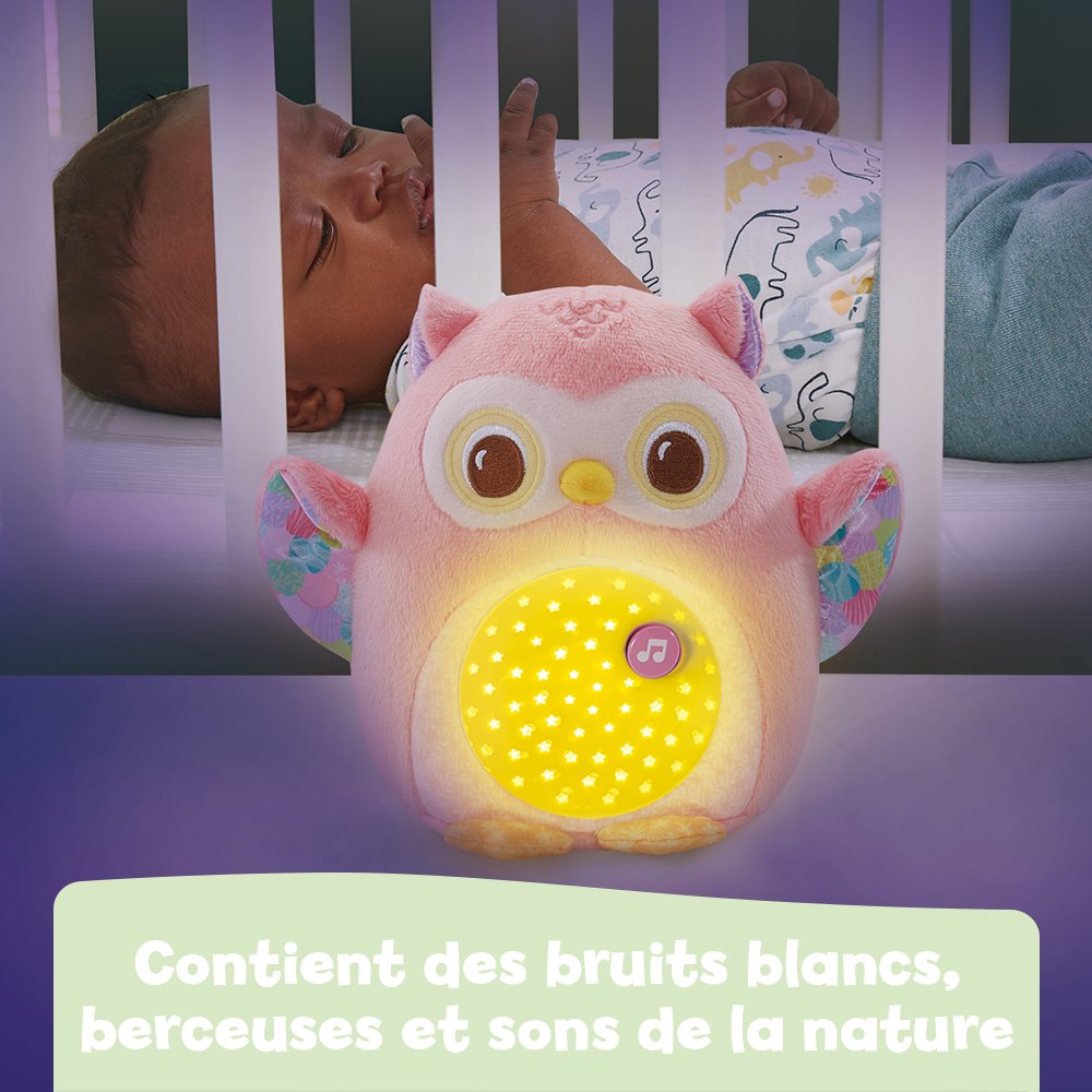 Ma veilleuse Lumi Chouette rose – VTech Baby