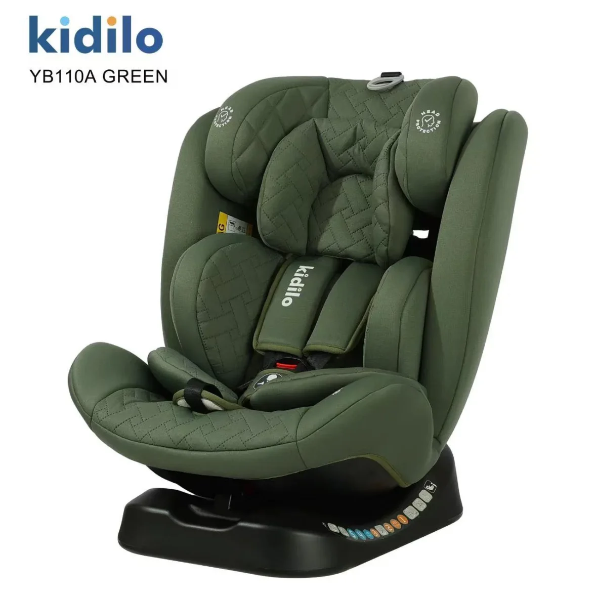 siege auto evolutif vert