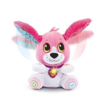 VTech Baby - Toutou parle avec moi Rose - Peluche interactive