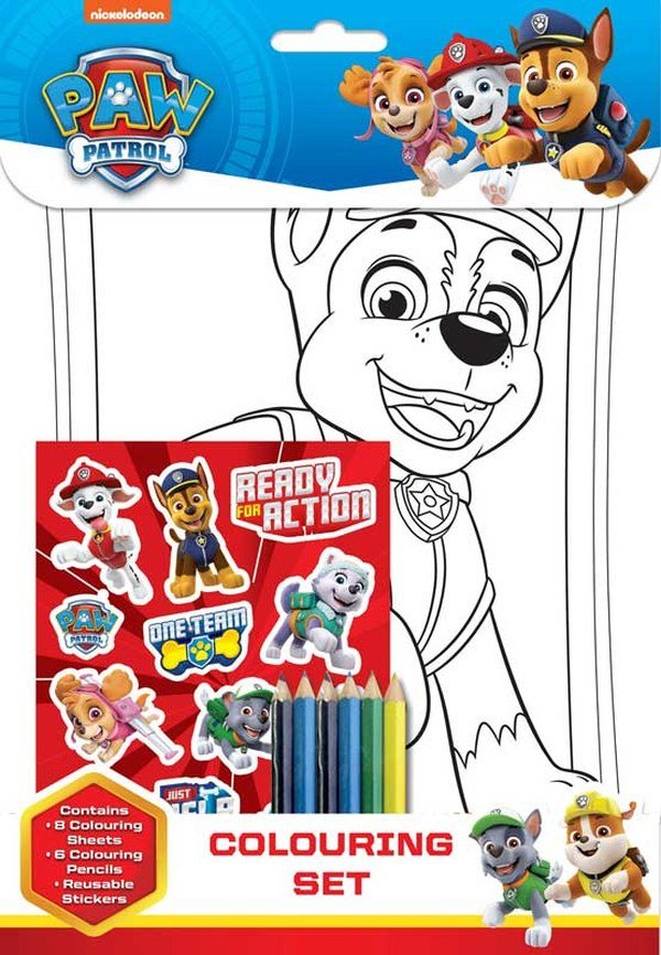 Alligator — Paw Patrol Colouring Set (set de coloriage enfant)