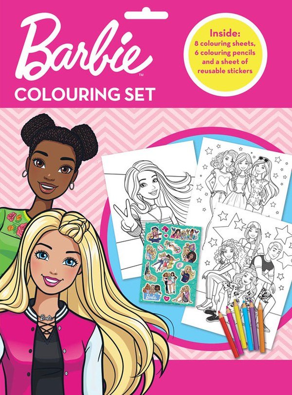 Alligator — Barbie Colouring Set (set de coloriage enfant pour enfant)