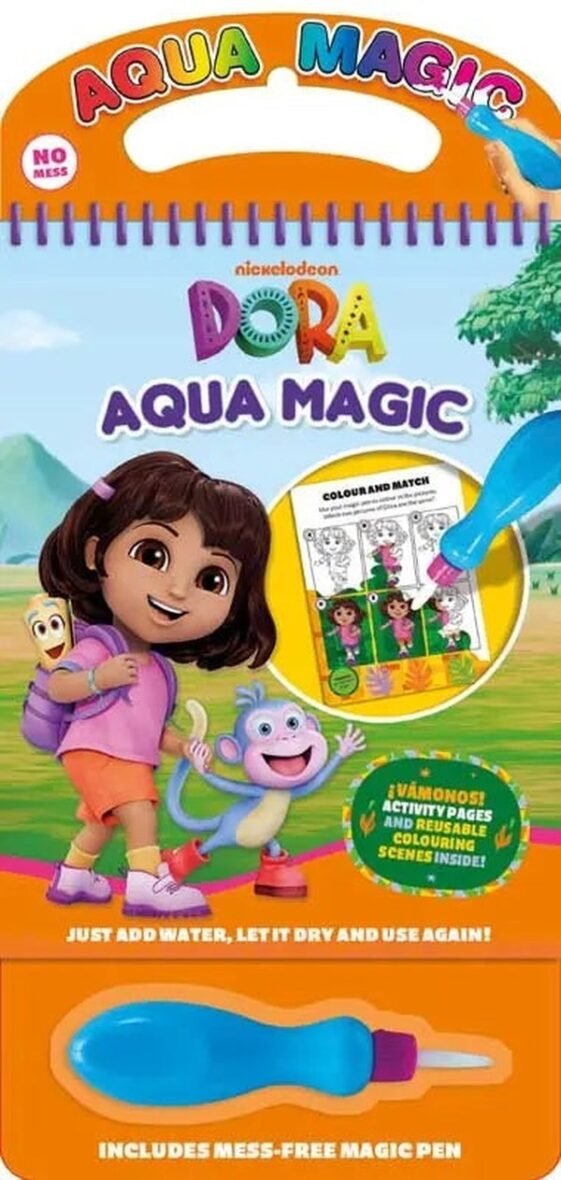 Alligator — Dora Aqua Magic (coloriage magique à l’eau pour enfant)