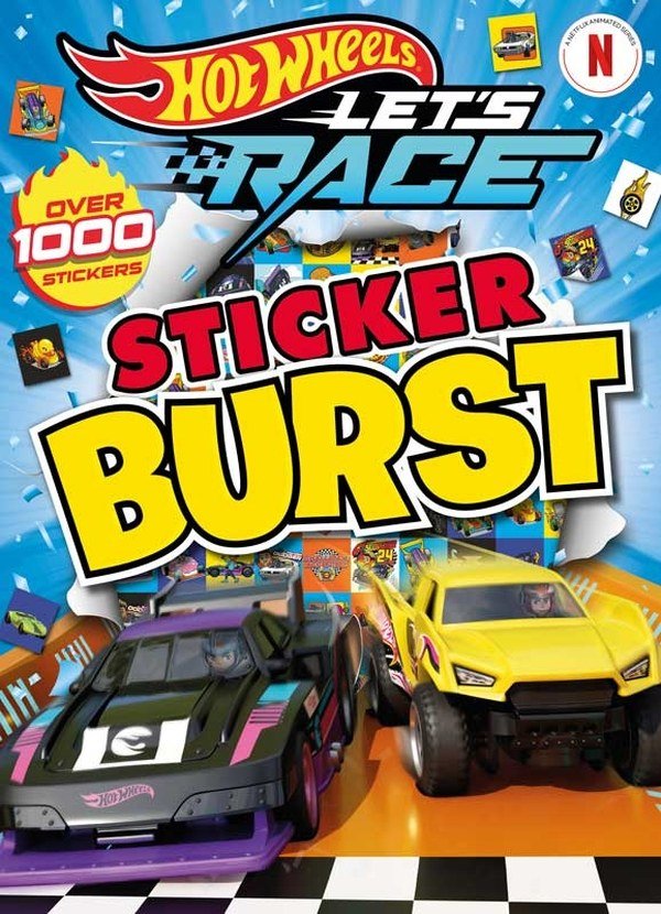Alligator — Hot Wheels Sticker Burst (livre d’autocollants pour enfant)