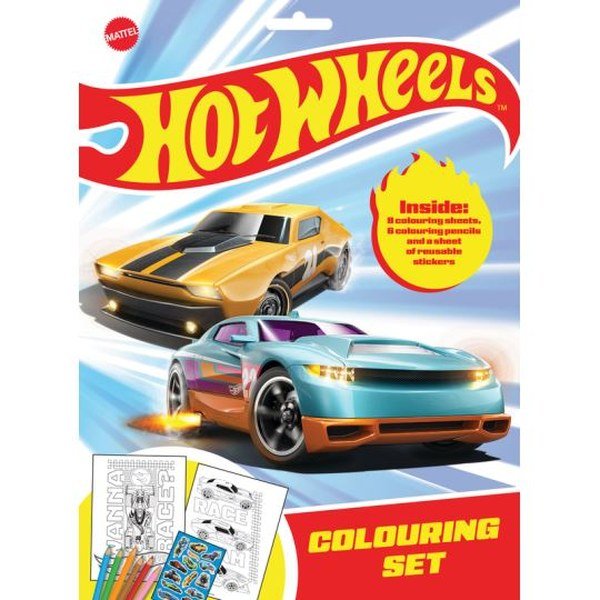 Alligator — Hot Wheels Colouring Set (set de coloriage enfant)