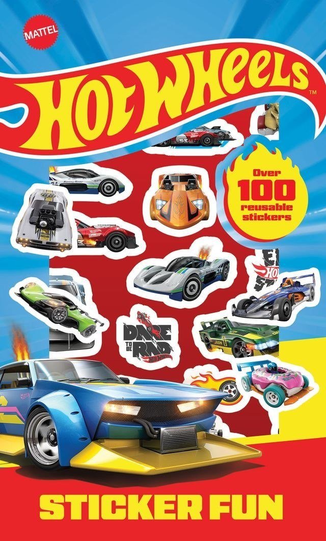 Alligator — Hot Wheels Sticker Fun (livre d’autocollants pour enfant)