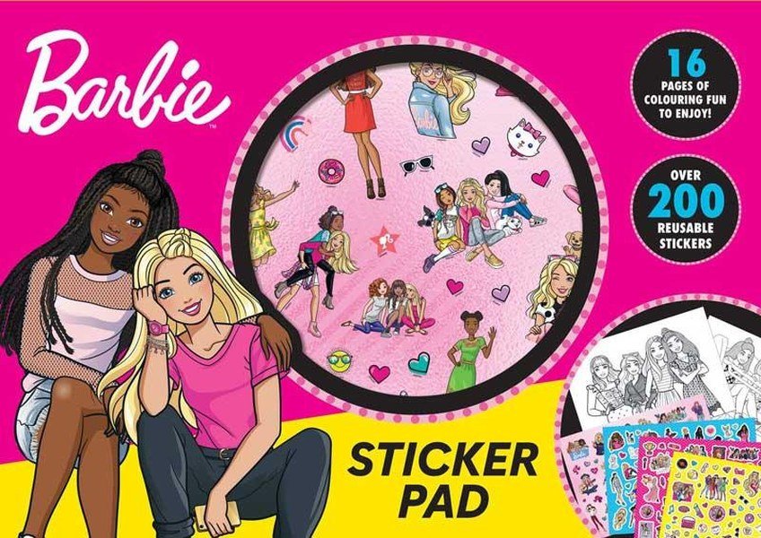 Alligator — Barbie Sticker Pad (bloc d’autocollants pour enfant)