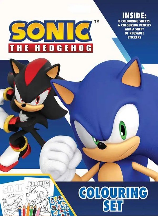 Alligator — Sonic the Hedgehog set d’autocollants (activité avec stickers)