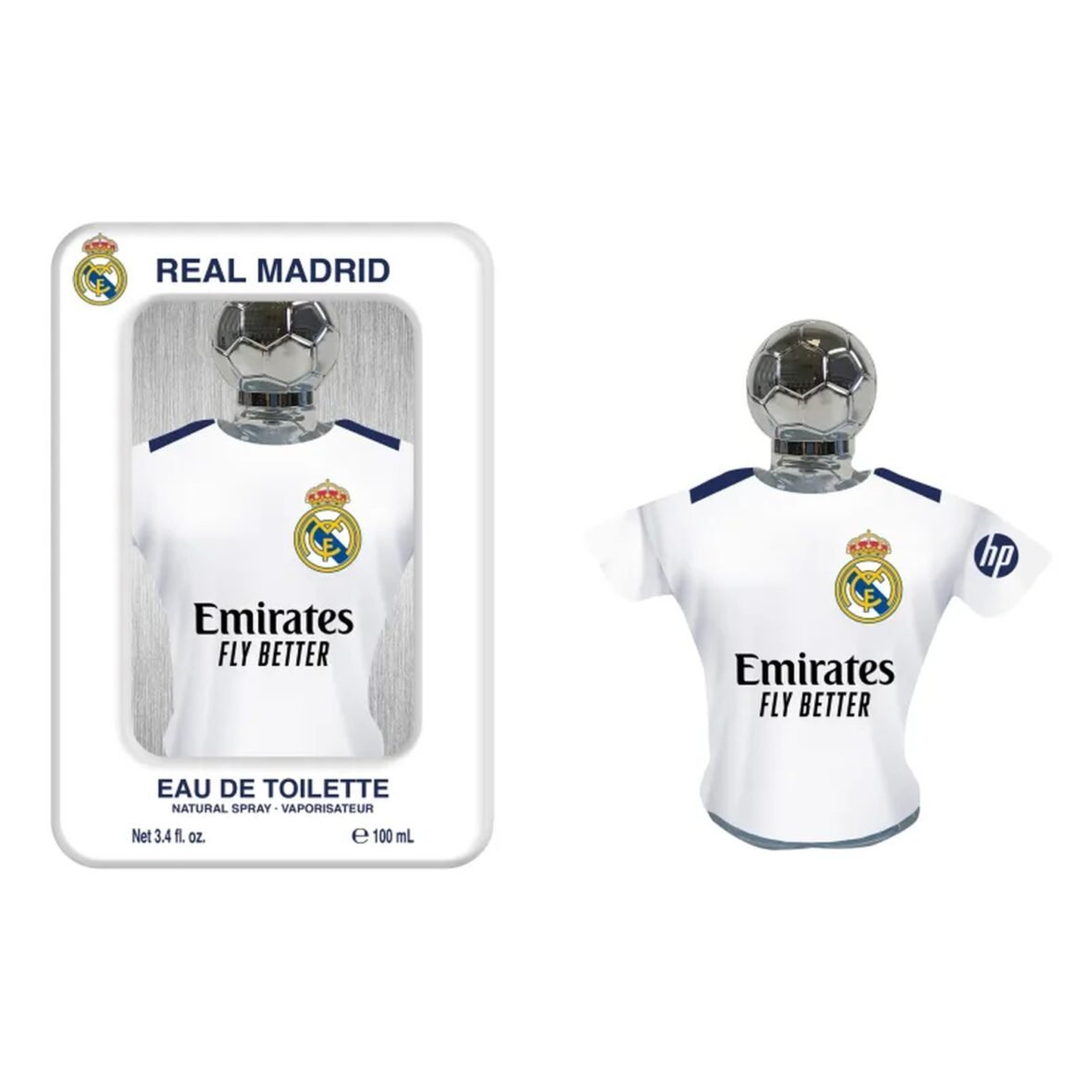 Air-Val — Parfum Real Madrid 100 ml en boîte métal