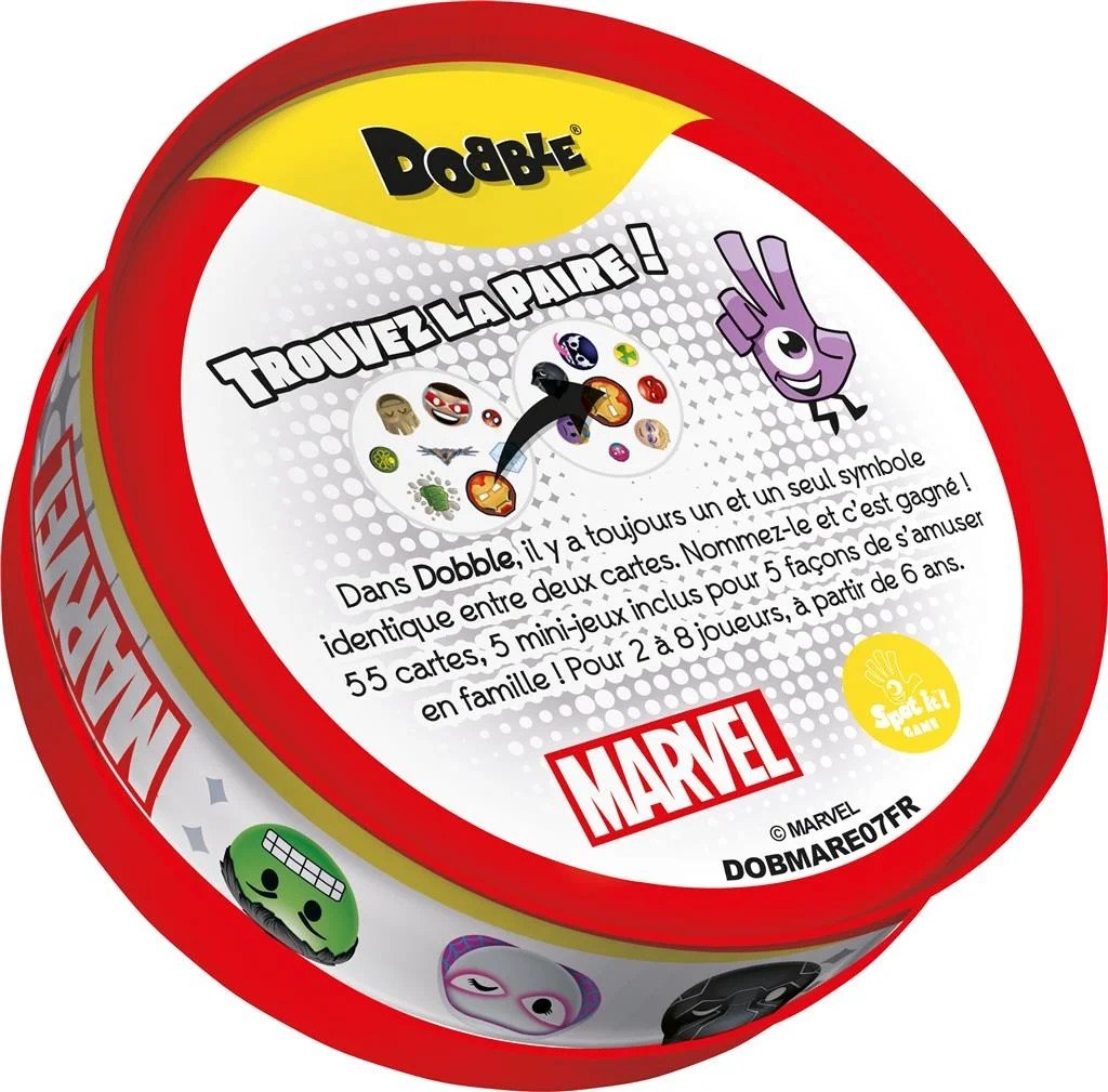 ASMODEE Dobble Marvel Emoji – vue 3