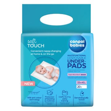Canpol Alèses hygiéniques multifonctions 33 × 45 cm, lot de 20