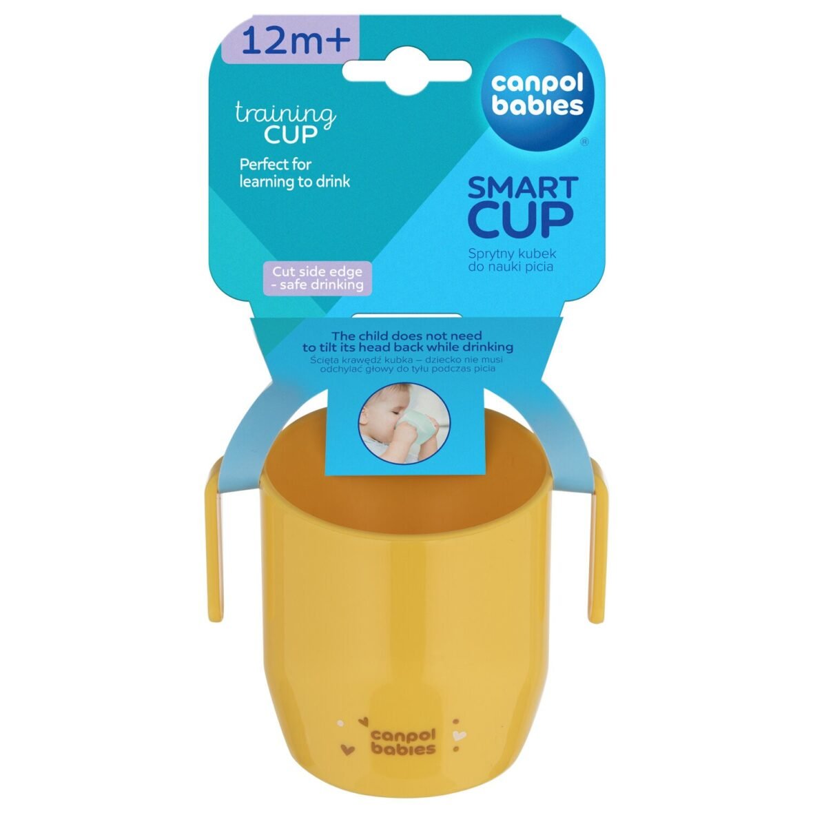 Canpol Tasse d’apprentissage Smart jaune 180 ml – vue 4