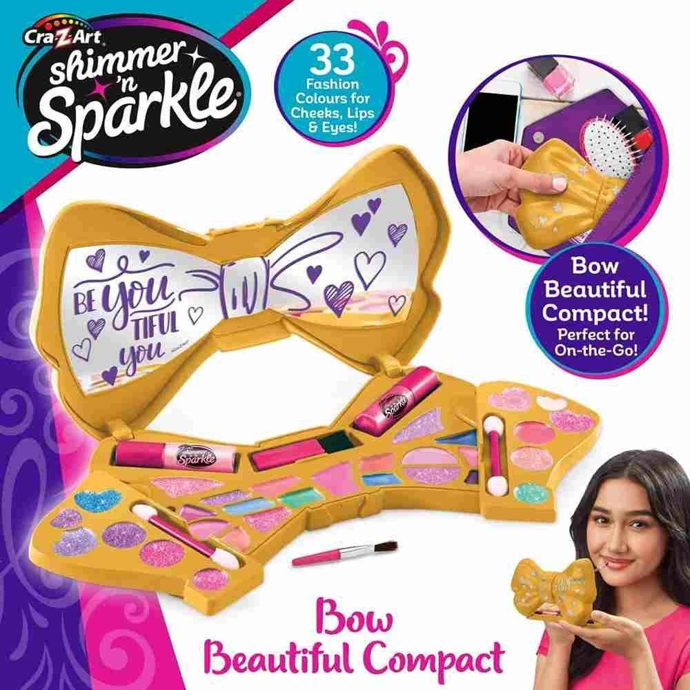 Cra-Z-Art Shimmer ’n Sparkle Coffret maquillage nœud doré – vue 2