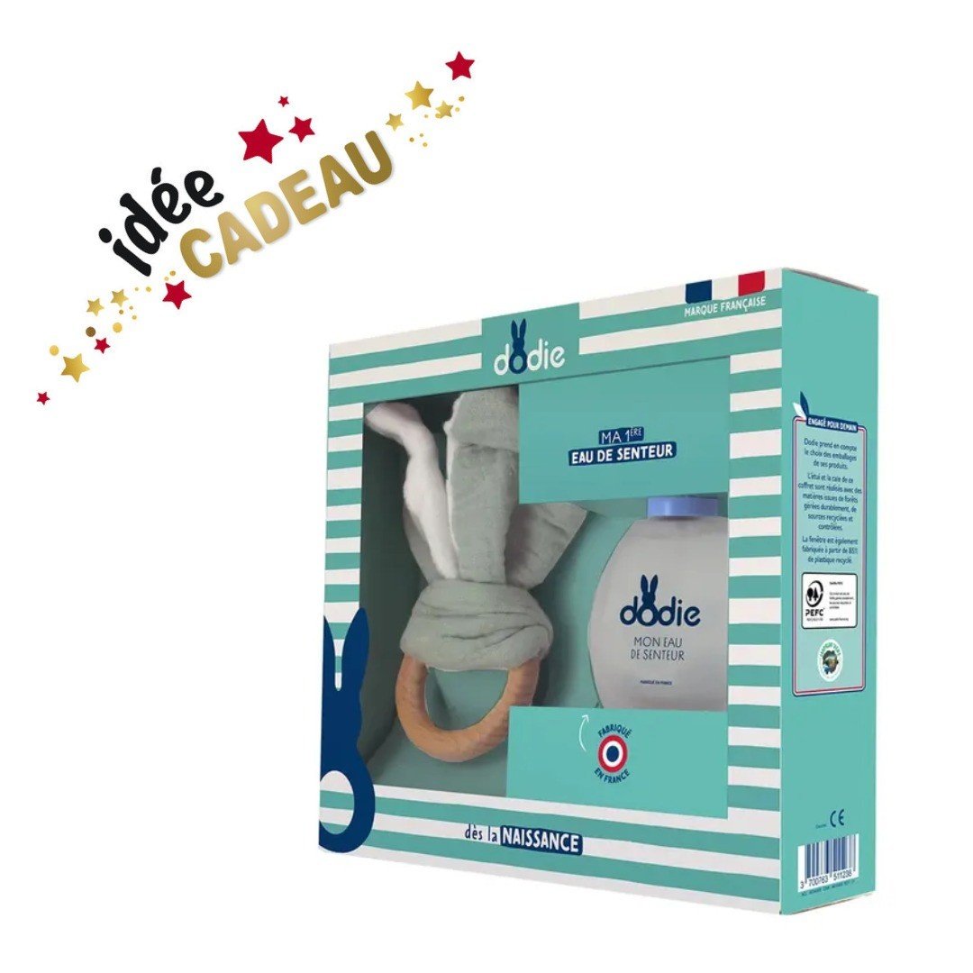 Dodie Coffret eau de senteur 50 ml et hochet