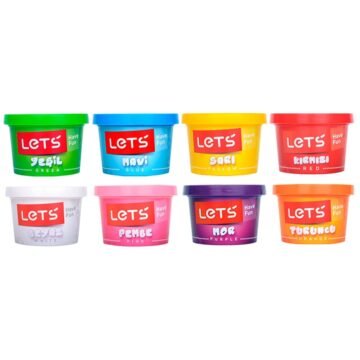 Let's — Pâte à modeler 8 couleurs (800 g)