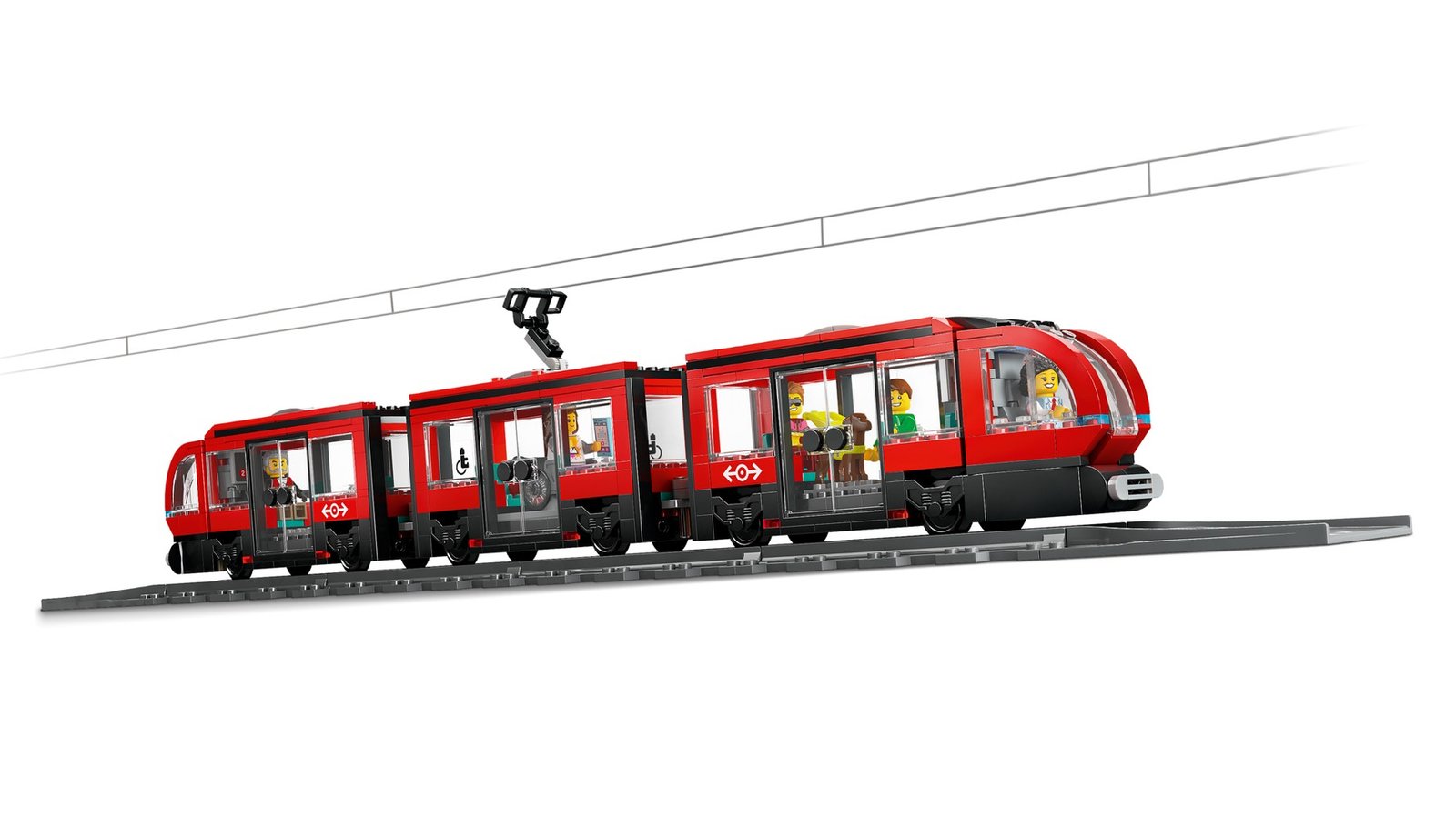 LEGO City 60423 Le tramway et la station du centre-ville – vue 2