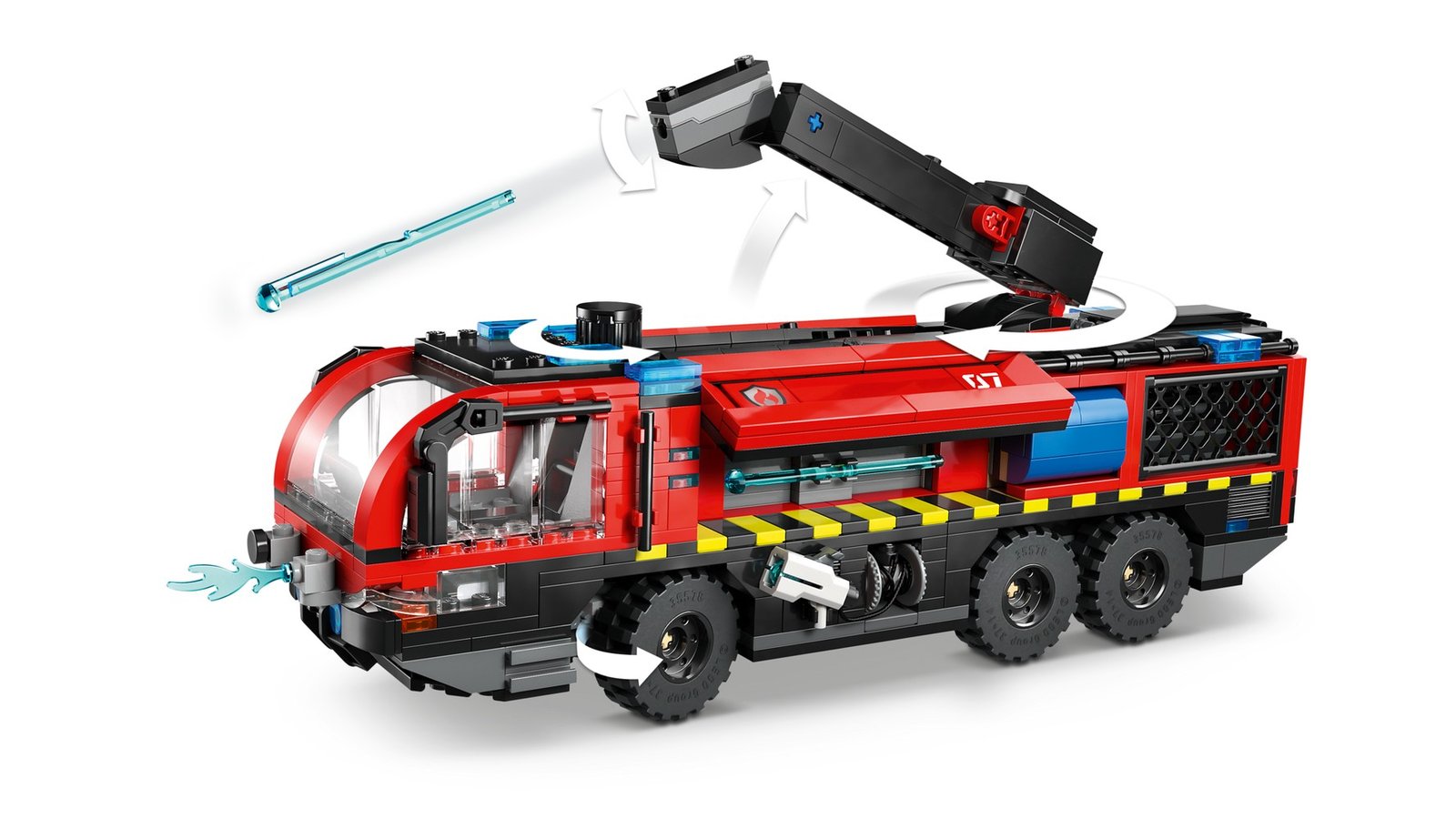 LEGO City 60499 Le camion de pompiers de l’aéroport – vue 3