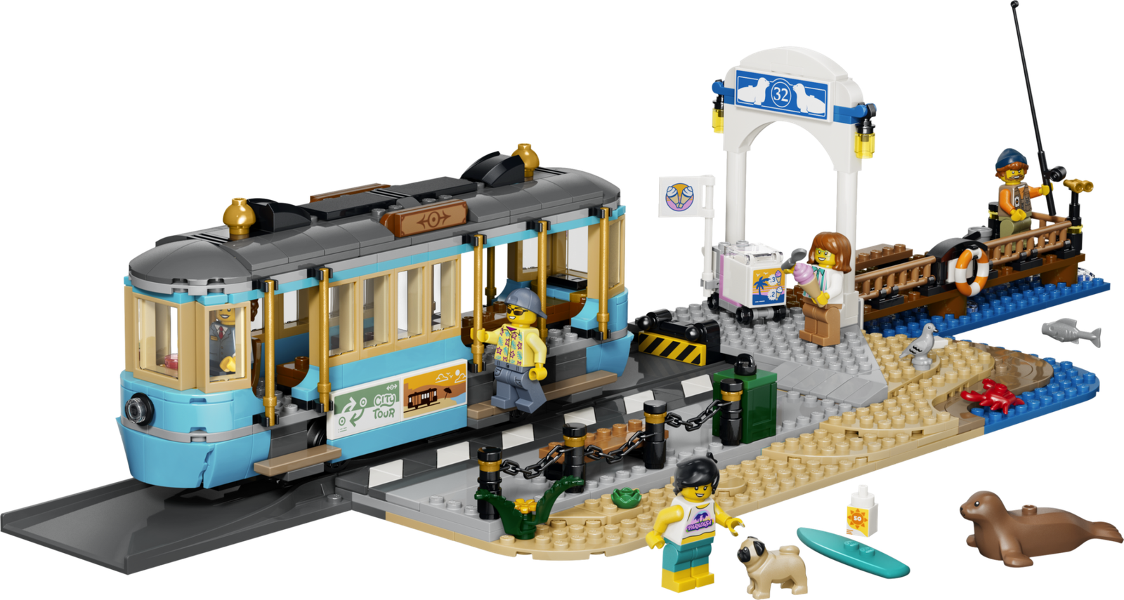 LEGO City Le tramway de bord de mer