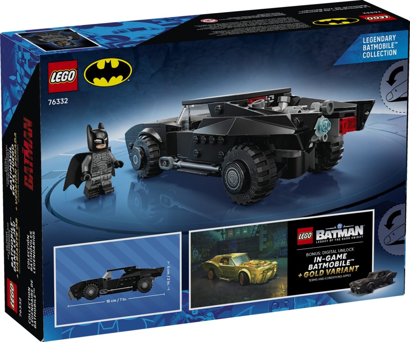 LEGO DC Batman 76332 La Batmobile de The Batman – vue 5