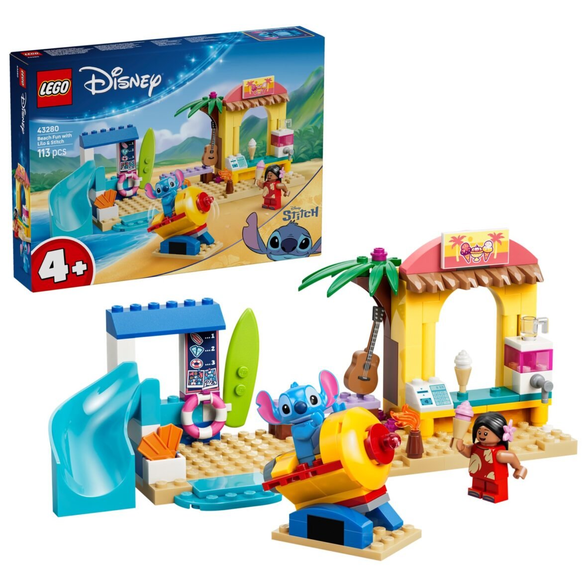 LEGO Disney 43280 Jeux de plage avec Lilo et Stitch – vue 2