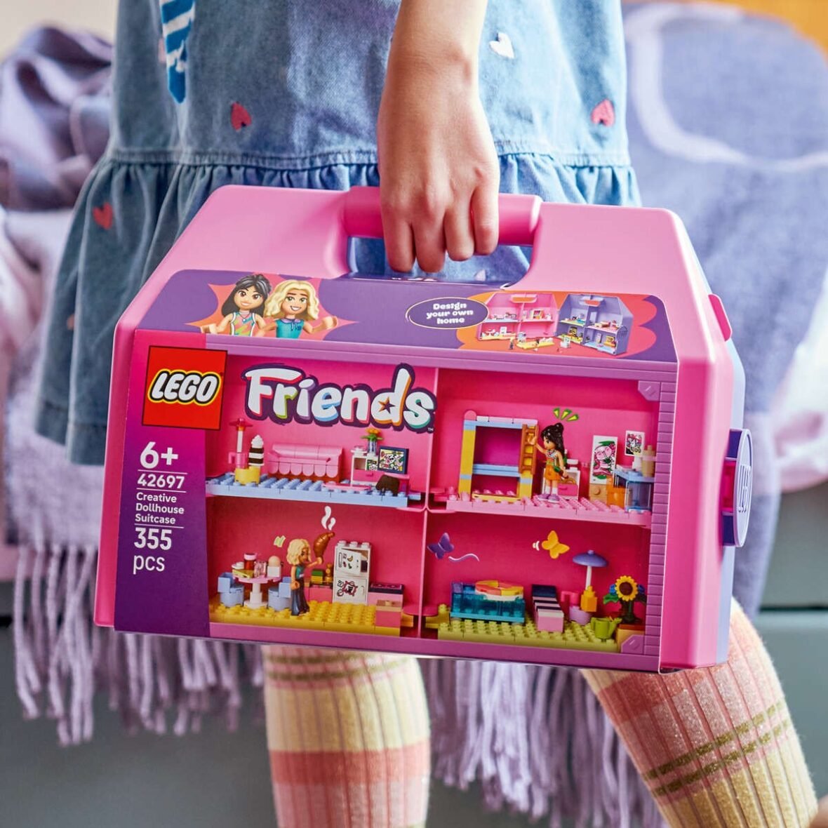 LEGO Friends 42697 La maison de poupée dans la valise créative – vue 4