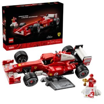 LEGO Icons 11375 Ferrari F2004 et Michael Schumacher - vue 2